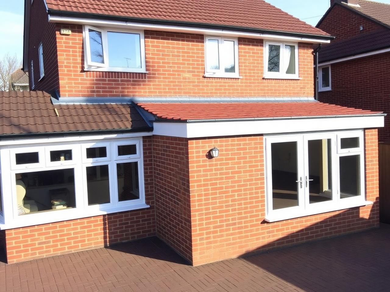 Two-storey rear extension